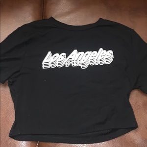 LA crop top